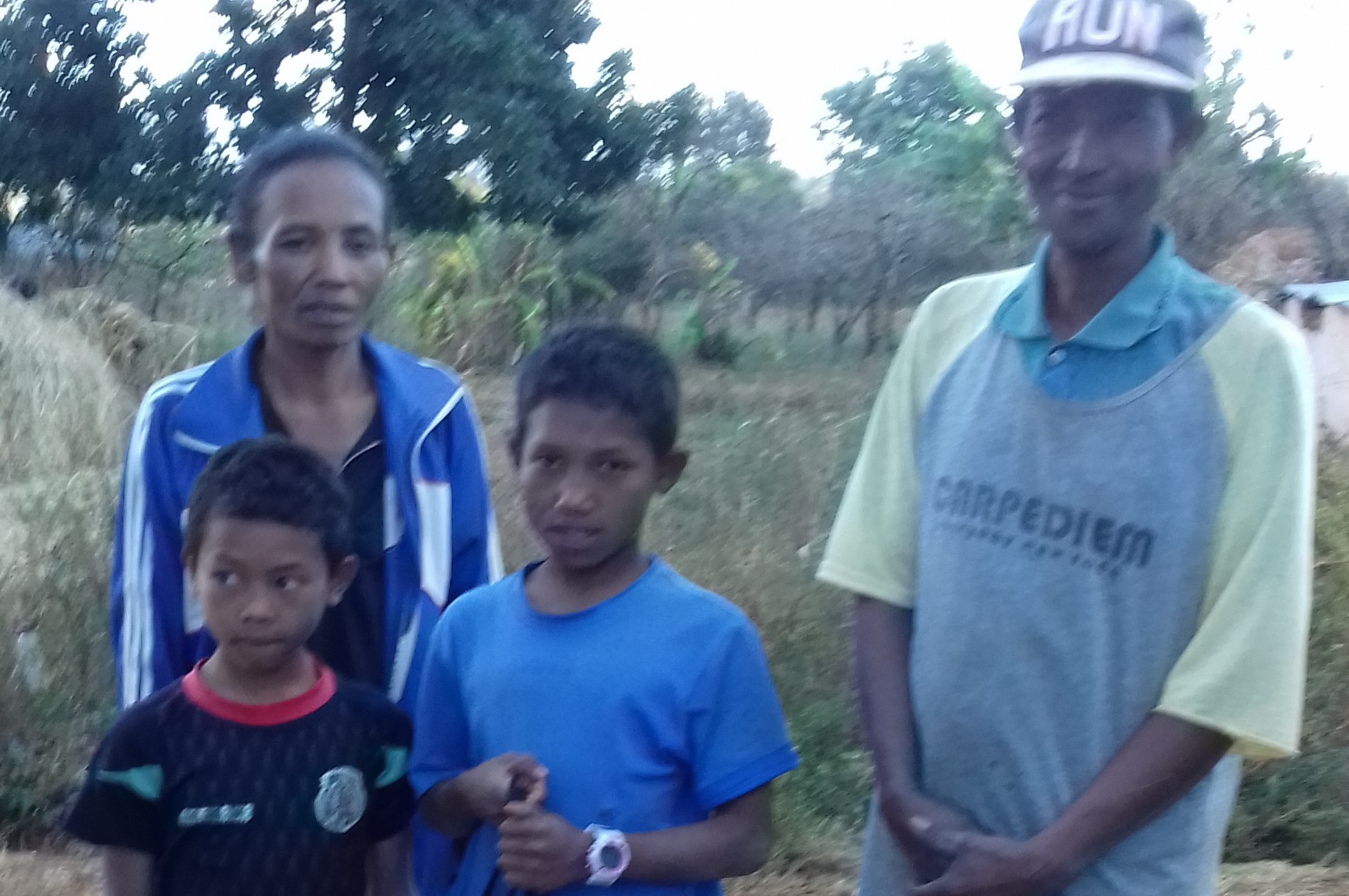 Angelo et famille